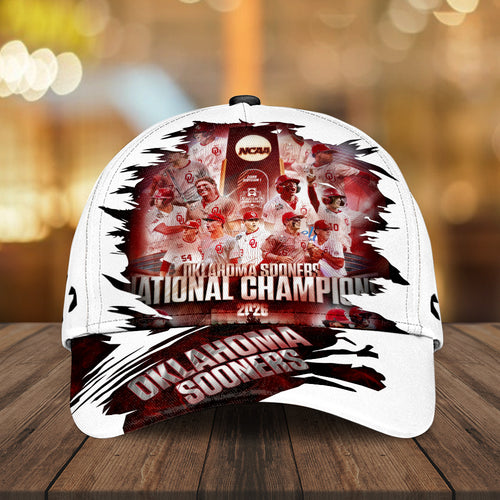 Oklahoma Sooners 2026 NCAA Baseball Men's College World Series Champions Classic Cap – GNE7281