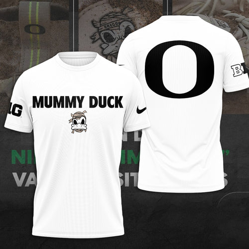Oregon Ducks Football 2025 Mummy Duck 3D Apparel – TANTN16717