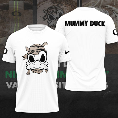 Oregon Ducks Football 2025 Mummy Duck 3D Apparel – TANTN16718