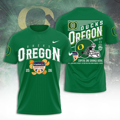 Oregon Ducks Football 3D Apparel – TANTN19785