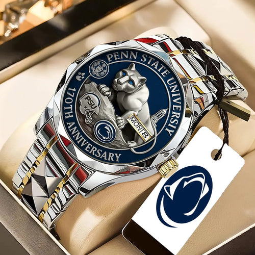 Penn State Nittany Lions Football 170th Anniversary 2025 Alloy Luxury Quartz Watch – TANTN16148