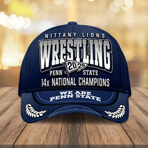 Penn State Nittany Lions Wrestling 2026 National Champions Classic Cap – MAITM15240