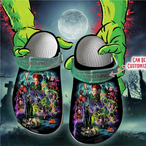 Personalized Hocus Pocus Sanderson Sisters Power Clog Crocs
