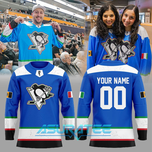 Pittsburgh Penguins Italyinz Heritage 2026 Limited Edition Hockey Jersey