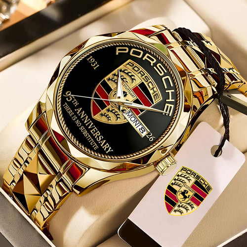 Porsche 95th Anniversary Alloy Luxury Quartz Watch – HOATT15982