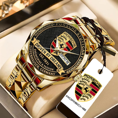 Porsche Stuttgart Alloy Luxury Quartz Watch – TANTN20823