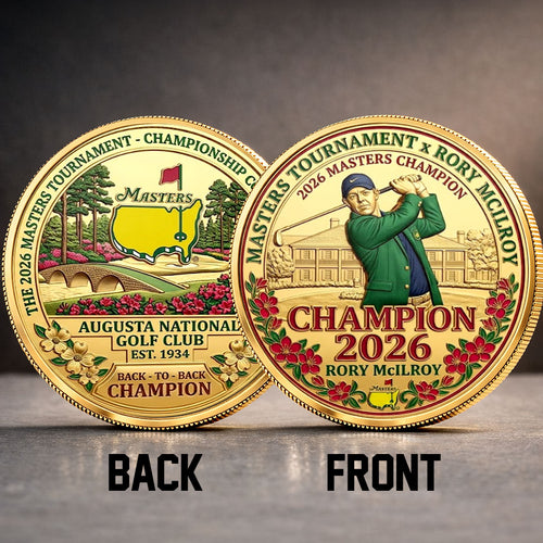 Masters Tournament x Rory McIlroy 2026 Champion Commemorative Coin – TMTHU5103