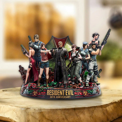 Resident Evil 30th Anniversary Custom Shape Acrylic Plaque – TMTHU4831