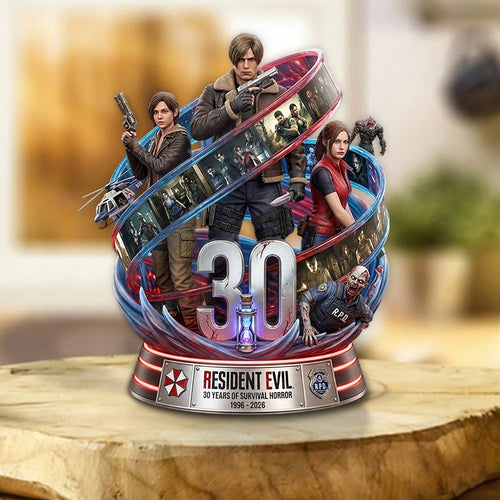 Resident Evil 30th Anniversary Custom Shape Acrylic Plaque – TMTHU4245
