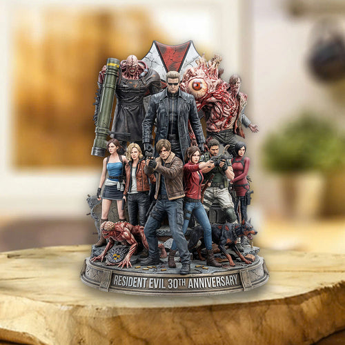 Resident Evil 30th Anniversary Custom Shape Acrylic Plaque – TMTHU4848