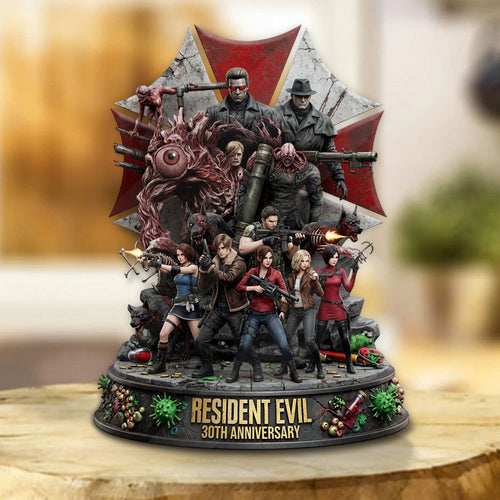 Resident Evil 30th Anniversary Custom Shape Acrylic Plaque – TMTHU6001