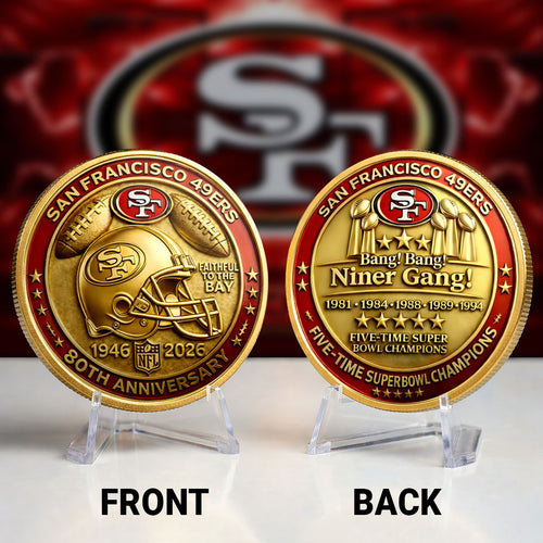 San Francisco 49ers 80th Anniversary Commemorative Coin – HOATT16647