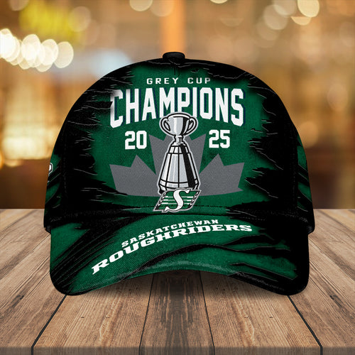 Saskatchewan Roughriders 2025 Grey Cup Champions Classic Cap – TANTN18829