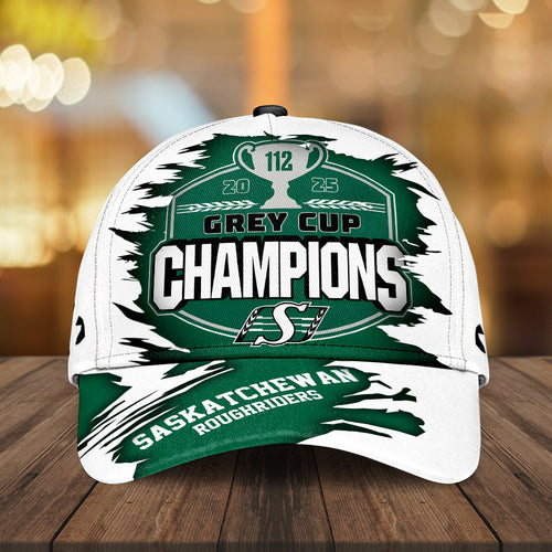 Saskatchewan Roughriders 2025 Grey Cup Champions Classic Cap – MAITM13849