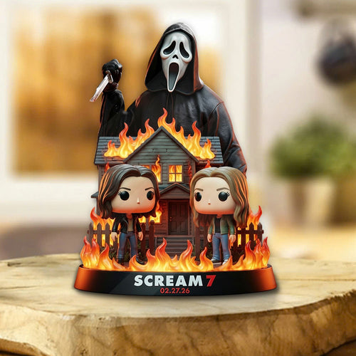 Scream 30th Anniversary Custom Shape Acrylic Plaque – TMTHU3936