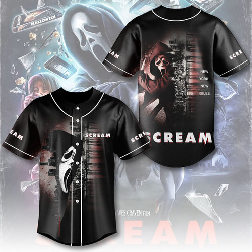 Scream Baseball Jersey – TMTHU3813