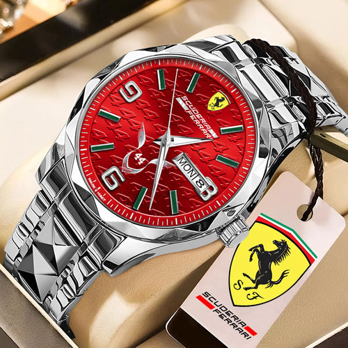 Scuderia Ferrari x Lewis Hamilton Alloy Luxury Quartz Watch – TMTHU4401