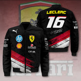 Scuderia Ferrari x Charles Leclerc 3D Bomber Jacket – HOATT 9231