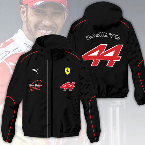 Scuderia Ferrari x Lewis Hamilton 3D Windbreaker Jacket β HOATT18860