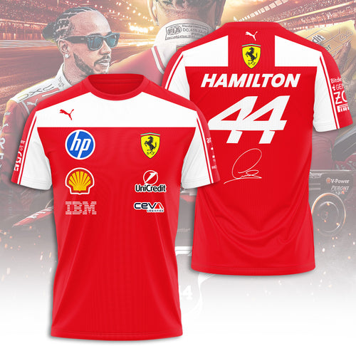 Scuderia Ferrari F1 Team x Lewis Hamilton 2026 3D Apparel – TANTN22479