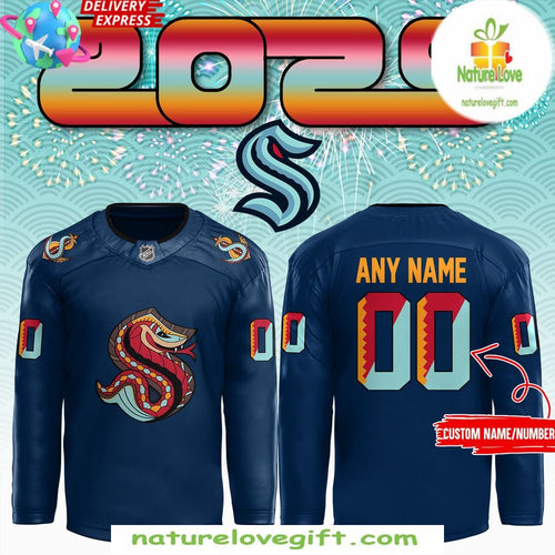 Seattle Kraken 2026 Lunar New Year NHL Jersey Hockey