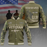 Seattle Seahawks x US Veterans Varsity Jacket – MAITM12830