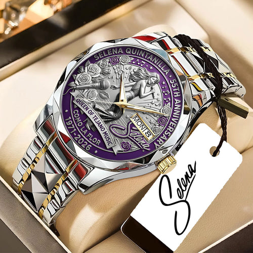 Selena 55th Anniversary 2026 Alloy Luxury Quartz Watch – TANTN20645