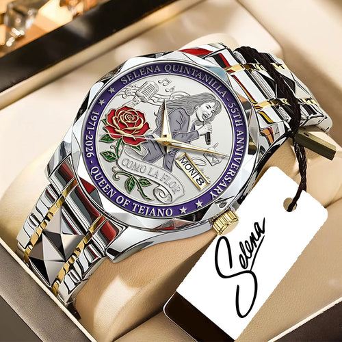 Selena 55th Anniversary 2026 Alloy Luxury Quartz Watch – TANTN20646