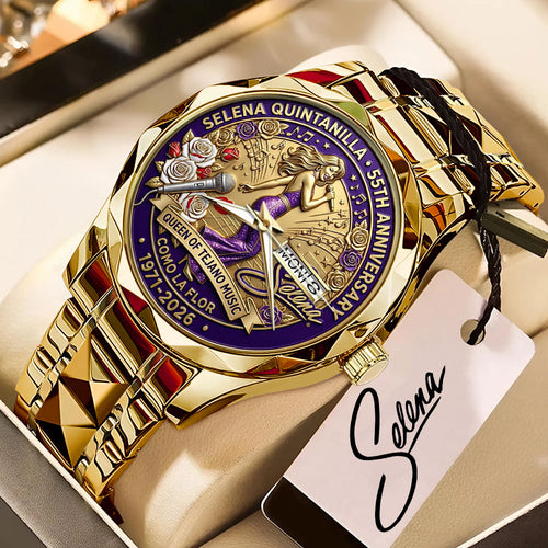 Selena 55th Anniversary Alloy Luxury Quartz Watch – MAITM14597