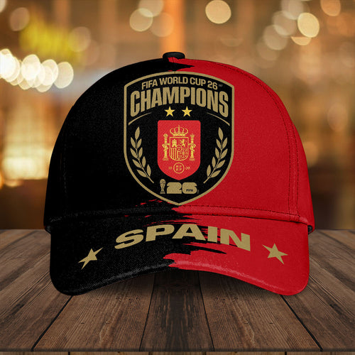 Spain National Team 2026 FIFA World Cup Champions Classic Cap – TANTN24367