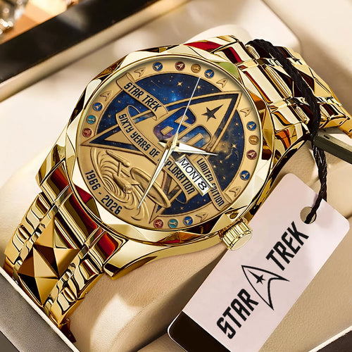 Star Trek 60th Anniversary 2026 Alloy Luxury Quartz Watch – TMTHU5649