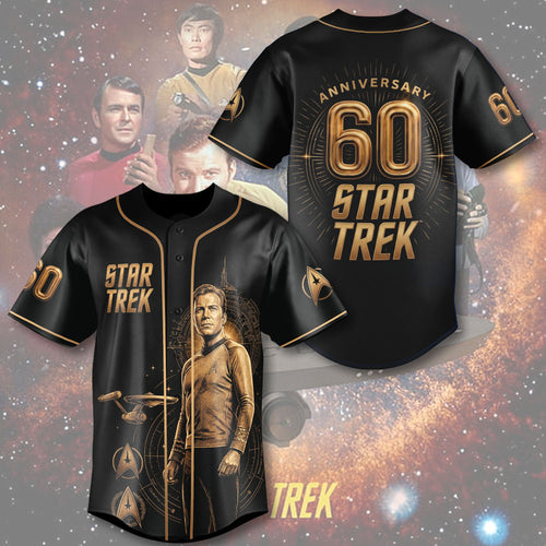 Star Trek 60th Anniversary 2026 Baseball Jersey – TMTHU4943