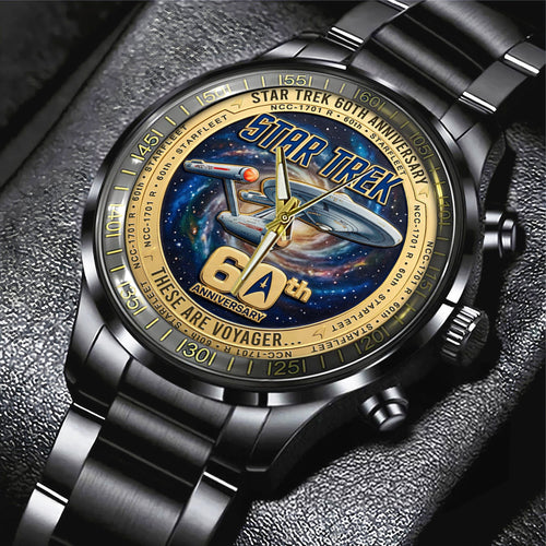 Star Trek 60th Anniversary 2026 Black Stainless Steel Watch – TMTHU4984