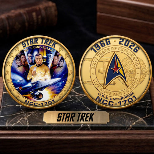 Star Trek 60th Anniversary 2026 Commemorative Coin – TMTHU5476