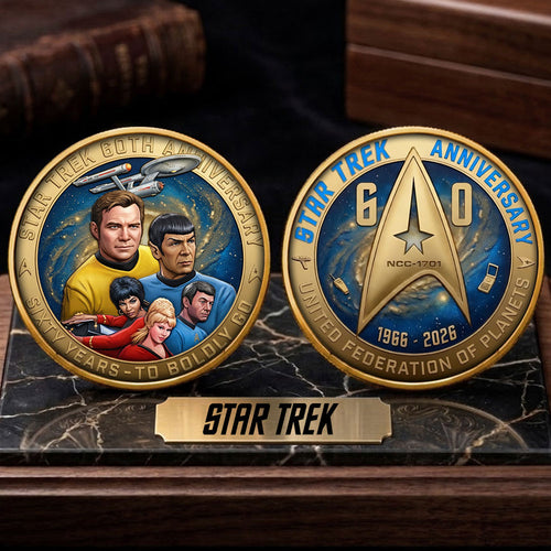 Star Trek 60th Anniversary 2026 Commemorative Coin – TMTHU5479