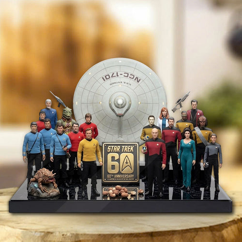 Star Trek 60th Anniversary 2026 Custom Shape Acrylic Plaque – TMTHU4621