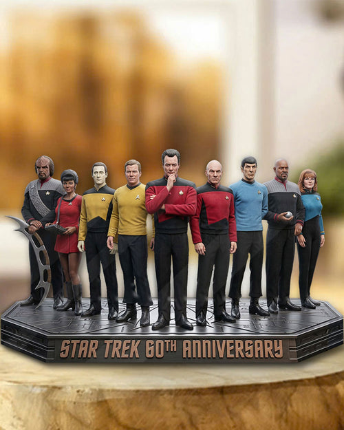 Star Trek 60th Anniversary 2026 Custom Shape Acrylic Plaque – TMTHU4715