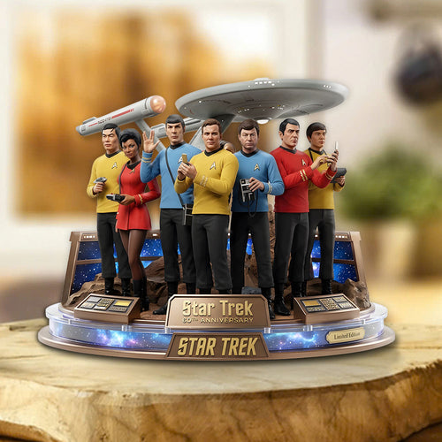 Star Trek 60th Anniversary 2026 Custom Shape Acrylic Plaque – TMTHU4800
