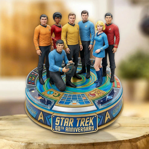 Star Trek 60th Anniversary 2026 Custom Shape Acrylic Plaque – TMTHU5477