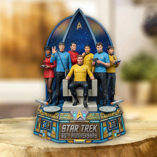 Star Trek 60th Anniversary 2026 Custom Shape Acrylic Plaque – TMTHU5659