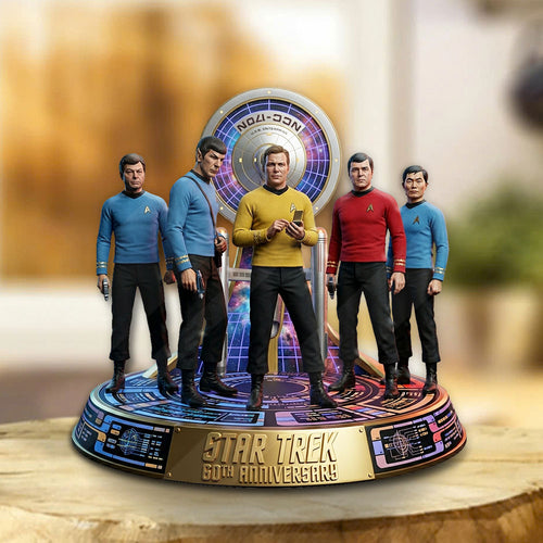 Star Trek 60th Anniversary 2026 Custom Shape Acrylic Plaque – TMTHU6030