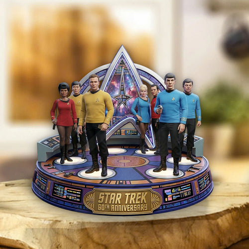 Star Trek 60th Anniversary 2026 Custom Shape Acrylic Plaque – TMTHU6033