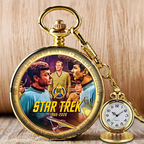 Star Trek 60th Anniversary 2026 Pocket Watch – TMTHU6028