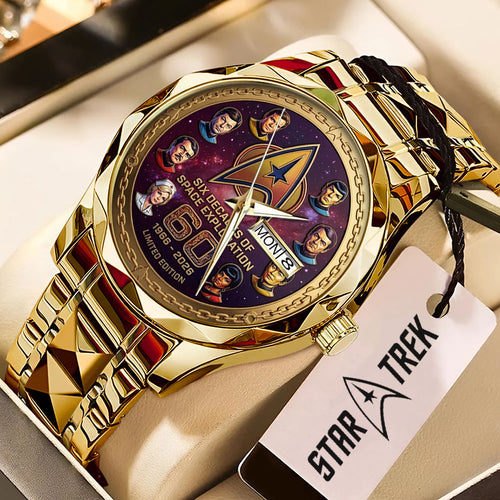 Star Trek 60th Anniversary Alloy Luxury Quartz Watch – TMTHU6023