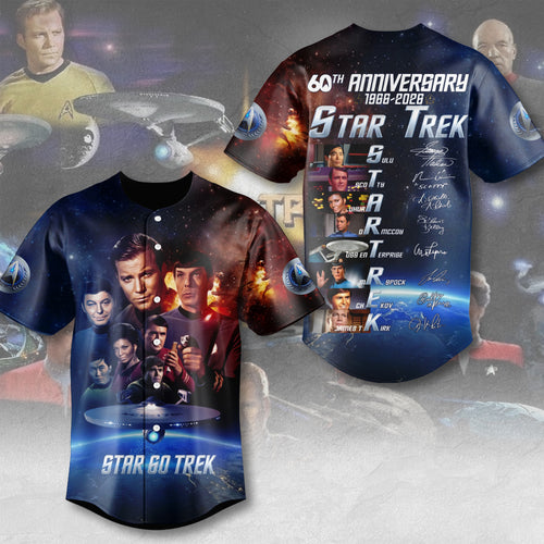 Star Trek 60th Anniversary Baseball Jersey – TMTHU6686
