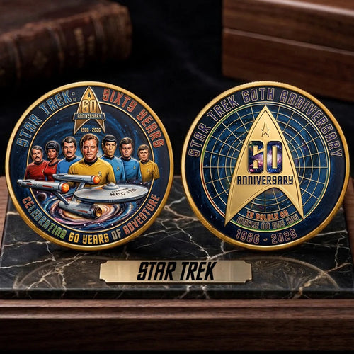 Star Trek 60th Anniversary Commemorative Coin – TMTHU9233