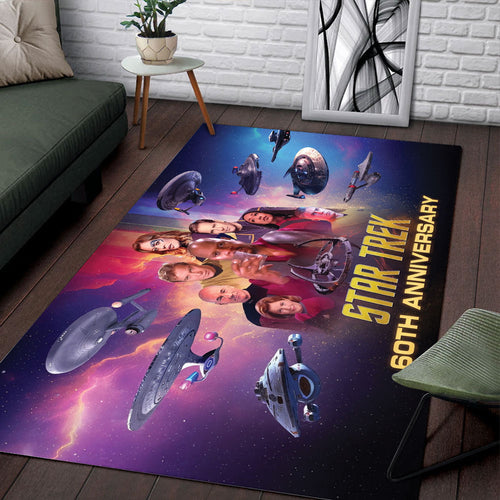 Star Trek 60th Anniversary Rectangular Rug – TMTHU7209