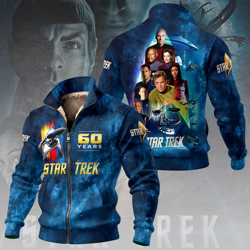 Star Trek 60th Anniversary Thick Knit Fleece Jacket – HOATT15853