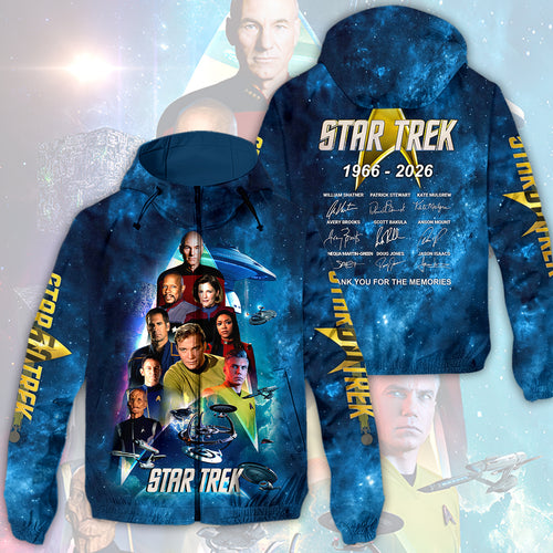 Star Trek 60th Anniversary 3D Windbreaker Jacket – HOATT15269