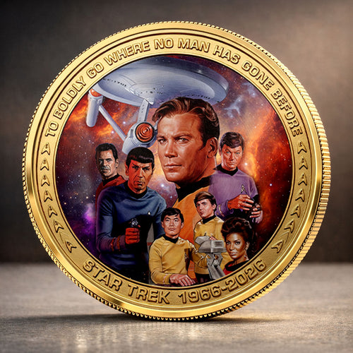 Star Trek 60th Anniversary Commemorative Coin – HOATT17665